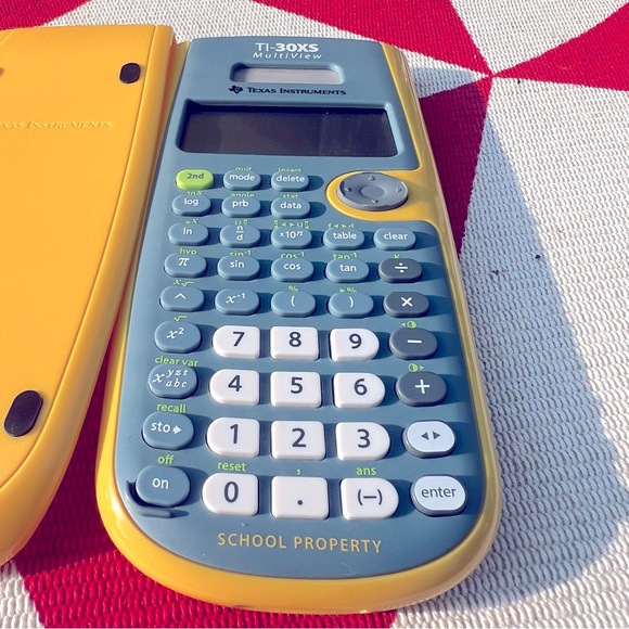 Texas Instruments TI-30XS MultiView GUC!!! Yellow - Picture 3 of 14